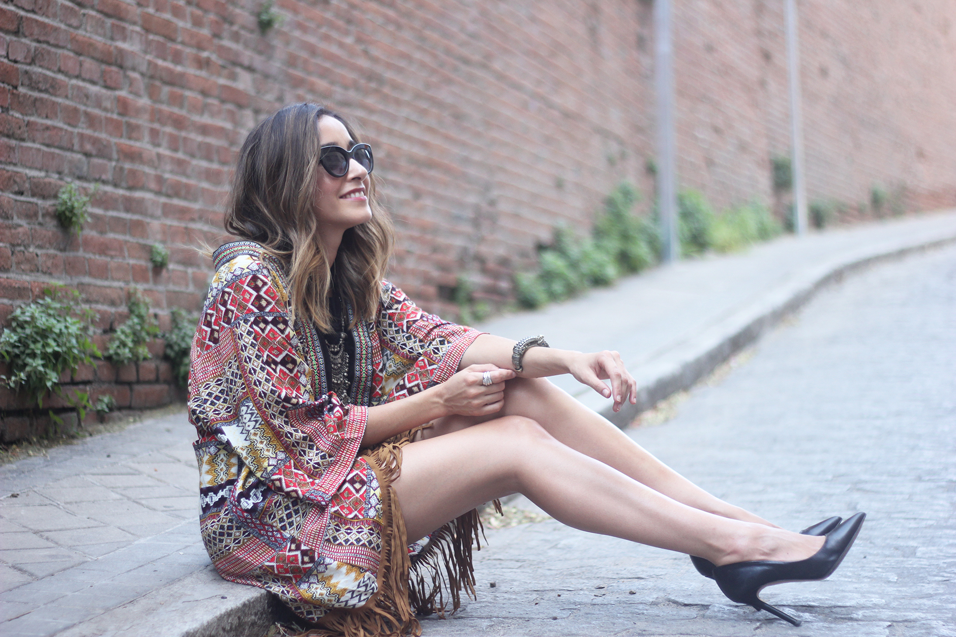 Kimono With Black Jumpsuit15