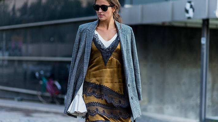 plaid blazer street style trend style outfit 2017 accessories denim9