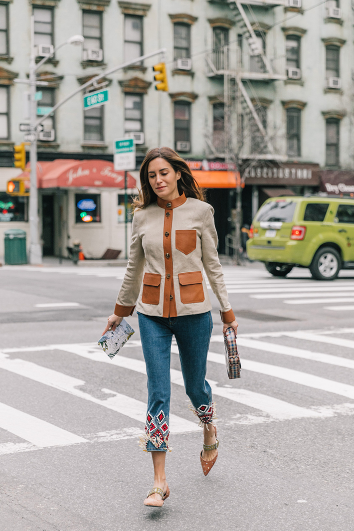 Best Street Style at New York Fashion Week Fall 2018 trend street style fashion outfit 20181