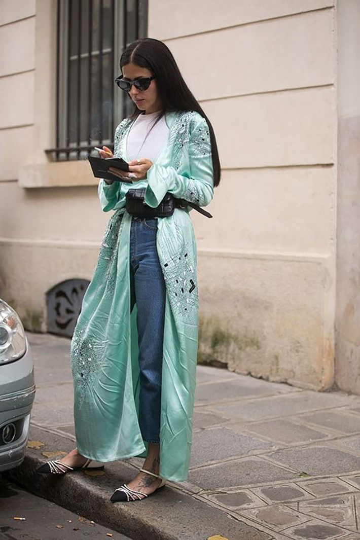 kimono street style spring 2017 outfits inspiration accessories fashion trend style6