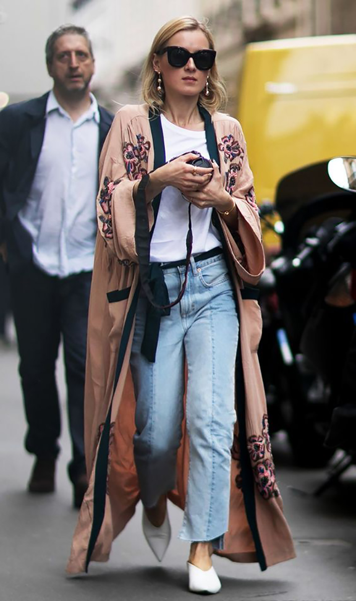 kimono street style spring 2017 outfits inspiration accessories fashion trend style1
