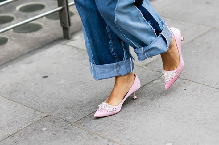 how to wear kitten heels summer 2017 street style outfits fashion trend10