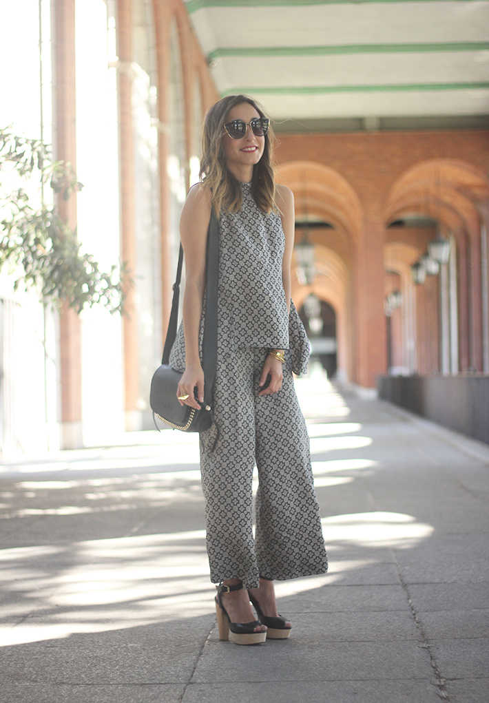 Black & White printted Set Summer Streetstyle outfit03