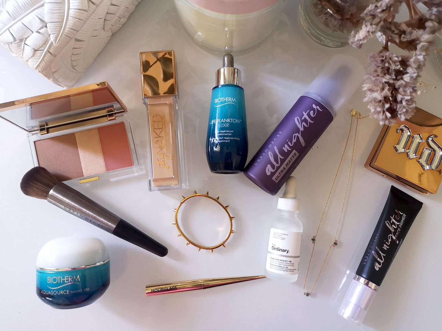 beauty products I've been using lately Urban decay biotherm 2