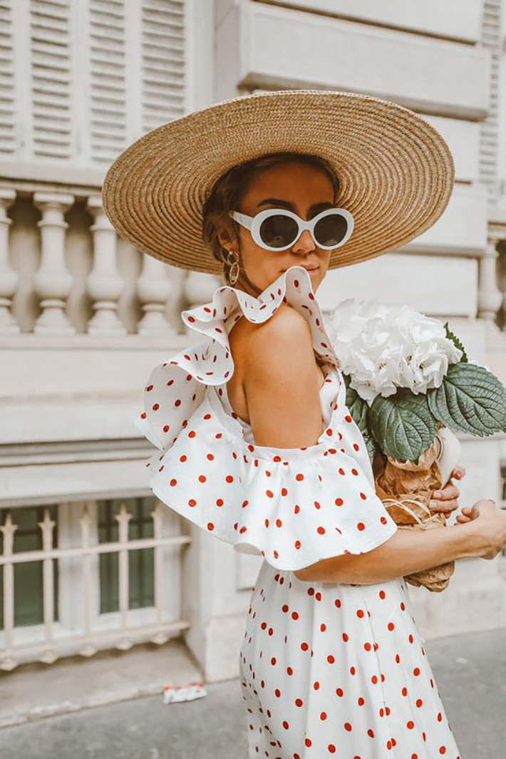 Polka dots trend Outfit Ideas for Spring 2018 style fashion tendencias primavera7