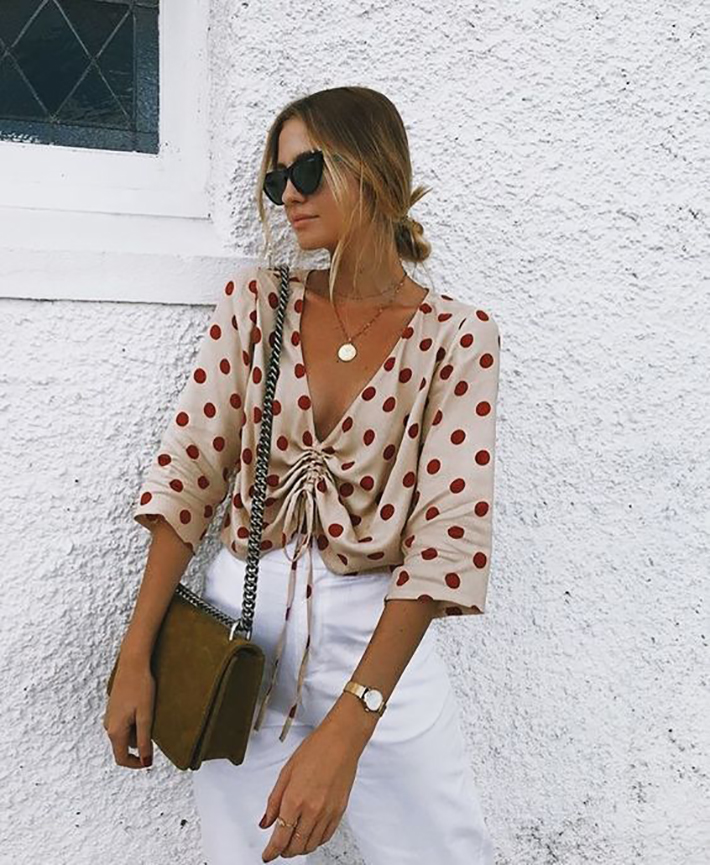 Polka dots trend Outfit Ideas for Spring 2018 style fashion tendencias primavera3