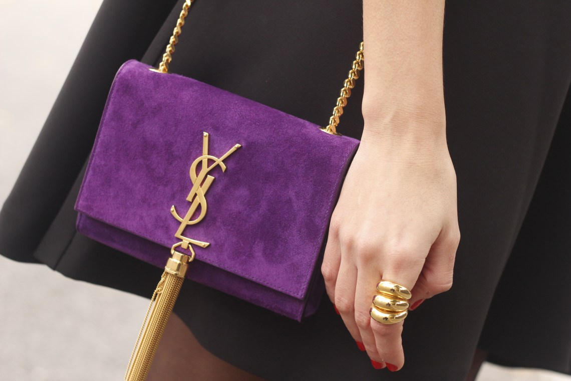 little black dress yves saint laurent bag accessories black heels outfit party look style27