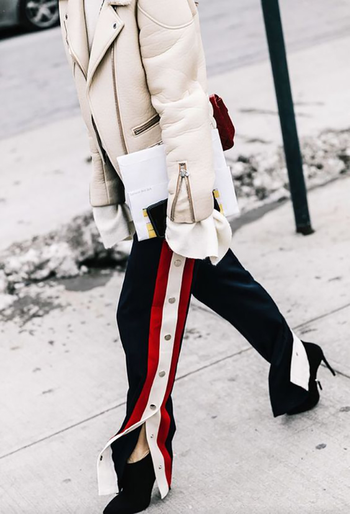 autumn outfits stripes plaid blazer street style trend style outfit 2017 accessories denim4