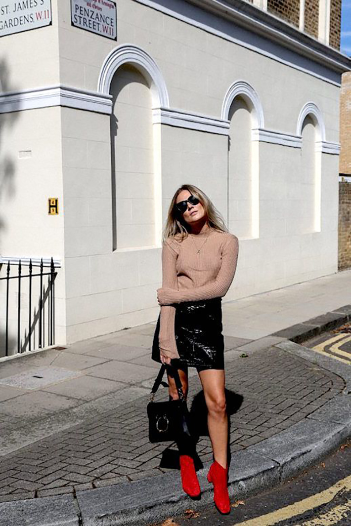 red ankle boots autumn outfits street style trend style outfit 2017 accessories denim3