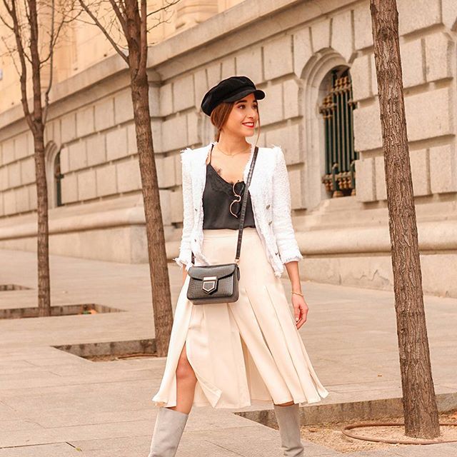 Menos mal que el fin de semana pasado hizo bueno y pude estrenar esta falda midi qué tantas ganas tenía de ponerme! Todos los detalles del look en la bio! //New post on the blog!! #ootd #outfit #outfitoftheday #lookoftheday #lookdeldia #lookdujour #inspiration #inspo #getinspired #getthelook #fashioninspo #whatiwore #streetstyle #streetlook #fashioninspo #uterqüe