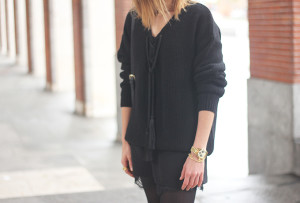 Mango Black Sweater19