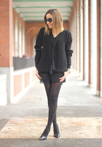 Mango Black Sweater05