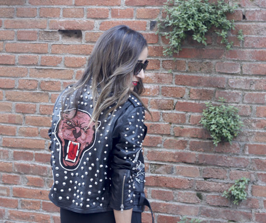 leather-jacket-with-studs-and-patches-black-skirt-heels-style-fashion-outfit14